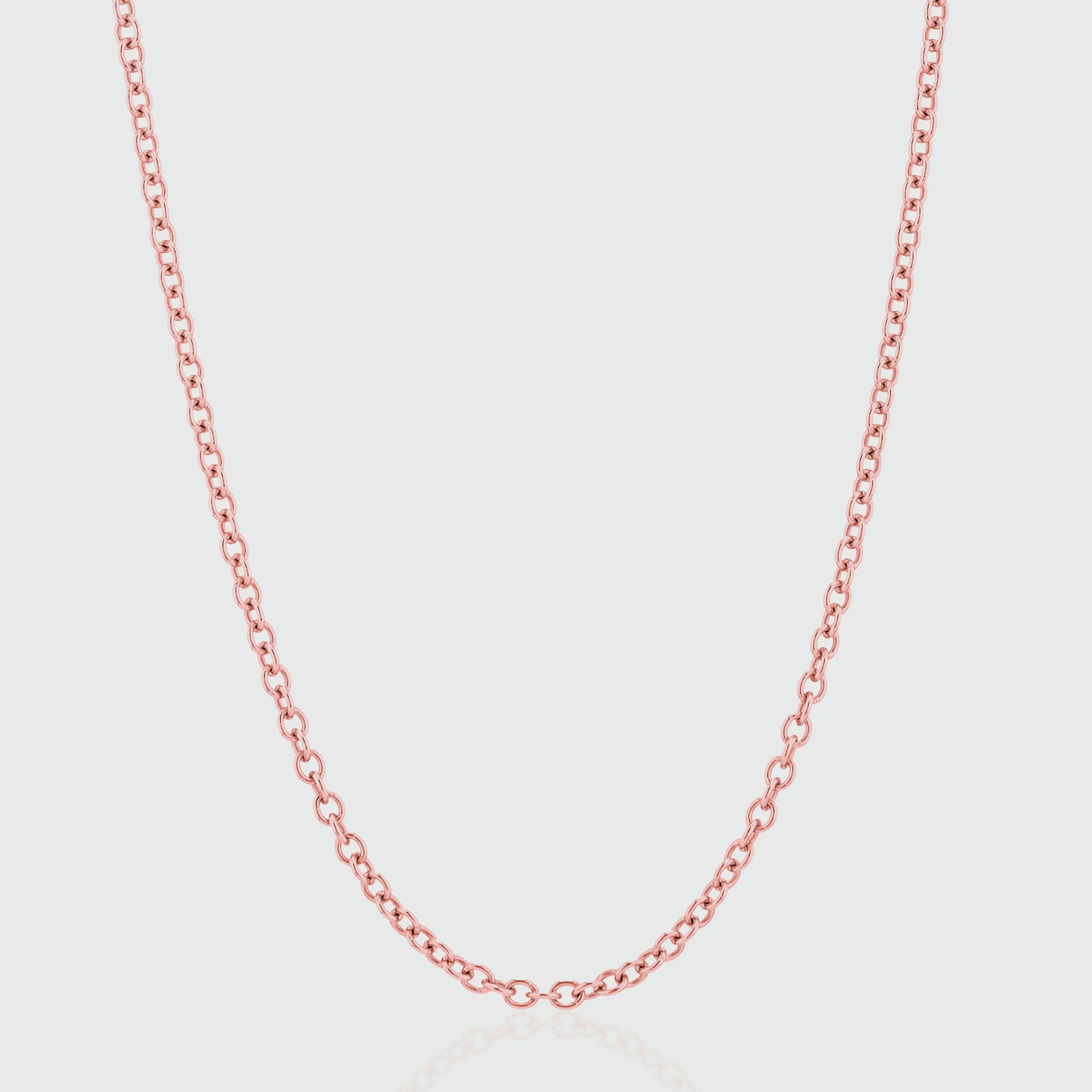 Fenchurch 9ct Rose Gold Heavy Trace Chain