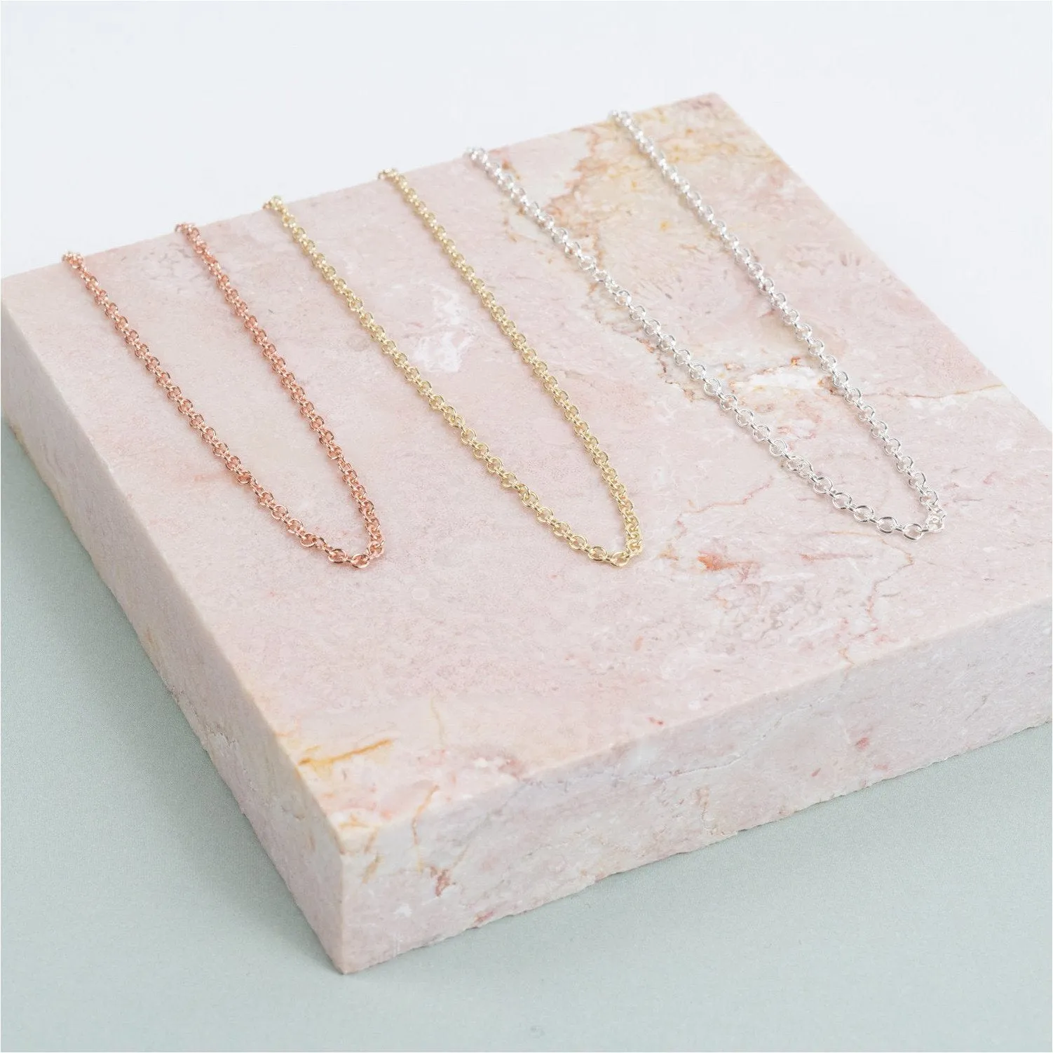 Fenchurch 9ct Rose Gold Heavy Trace Chain