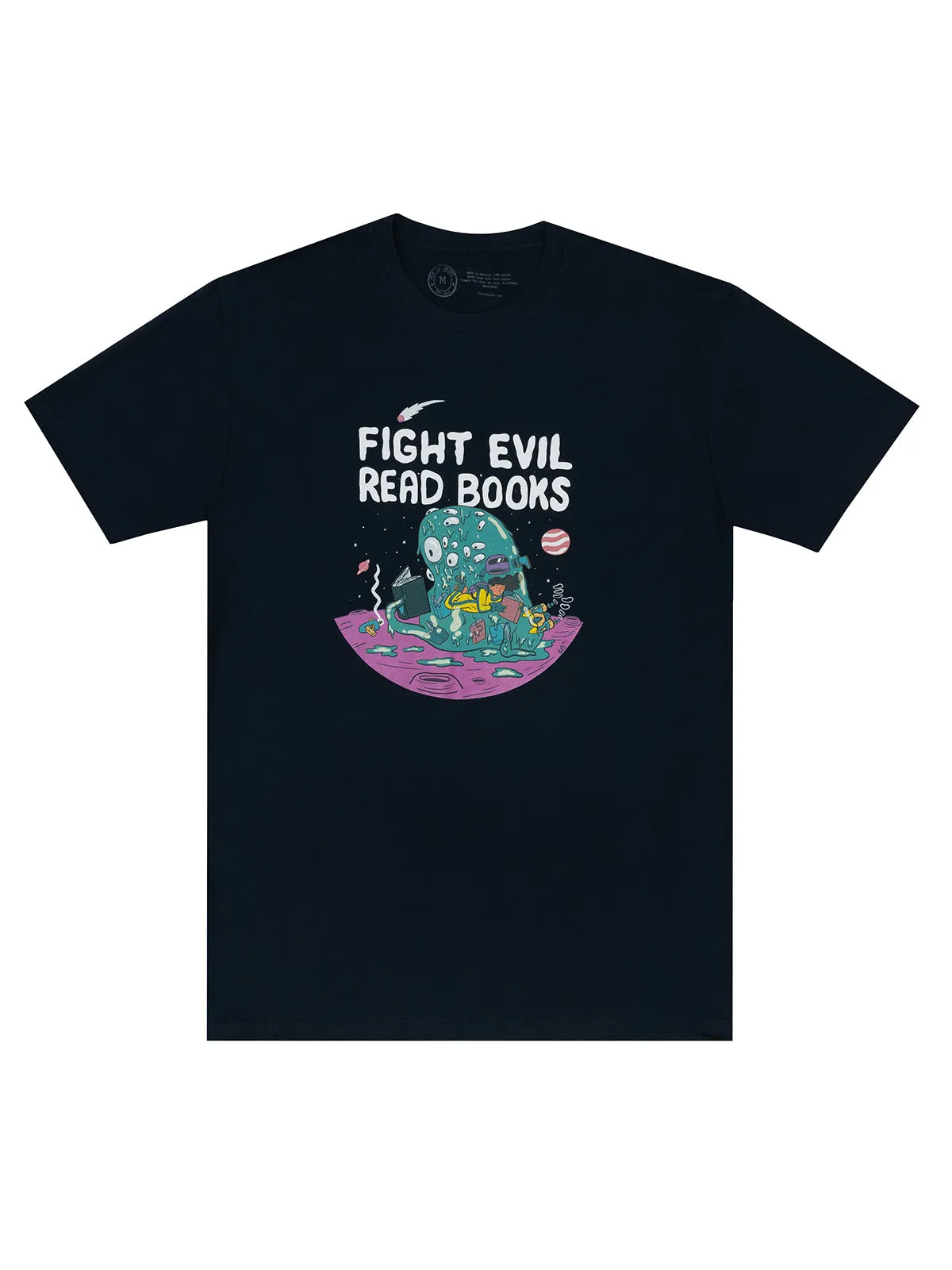 Fight Evil, Read Books Unisex T-Shirt (2023)