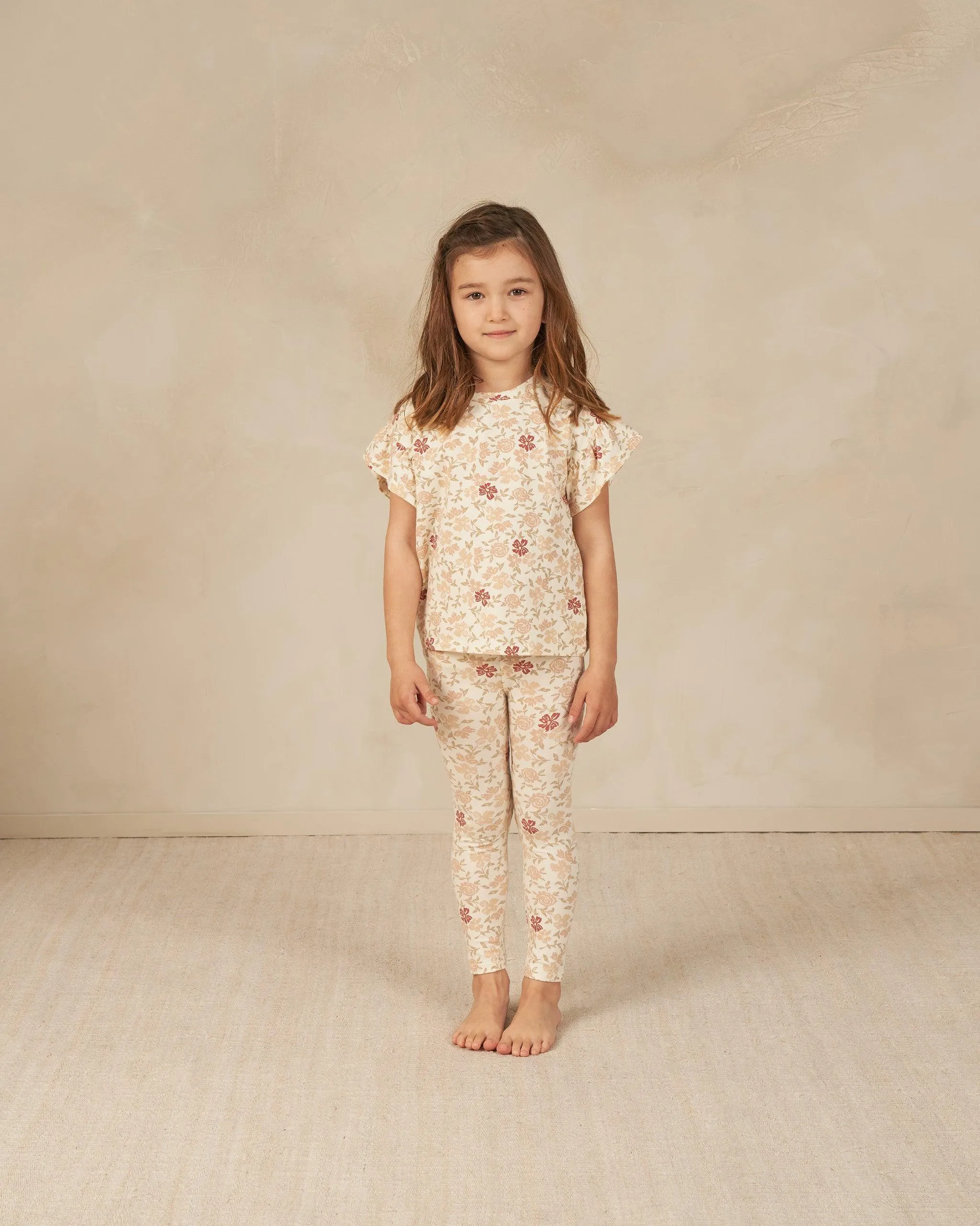 Flutter Tee | Pink Floral