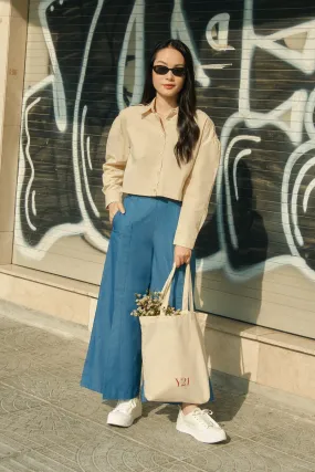 Flynn Cropped Cotton Shirt
