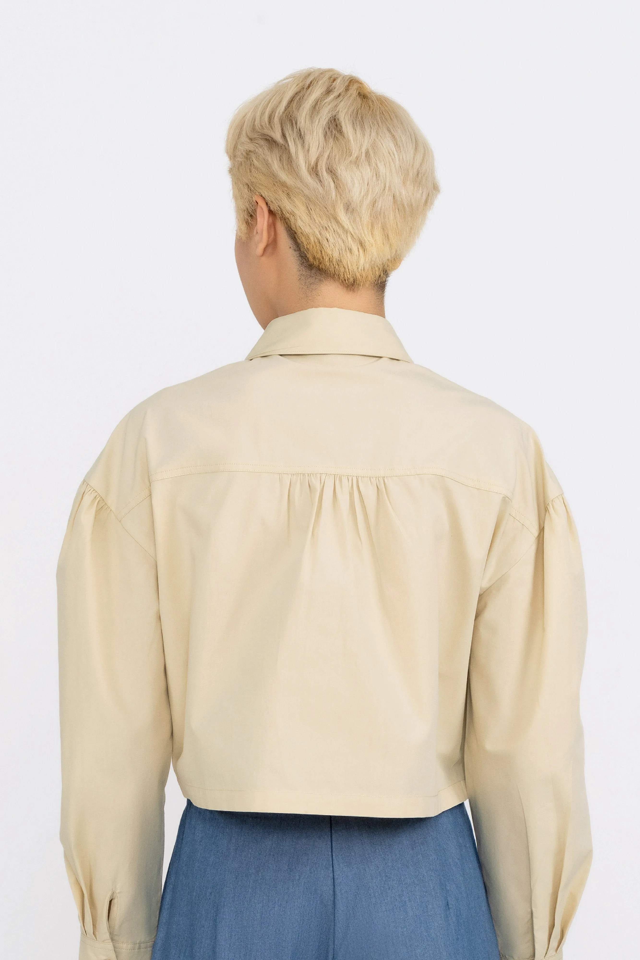 Flynn Cropped Cotton Shirt