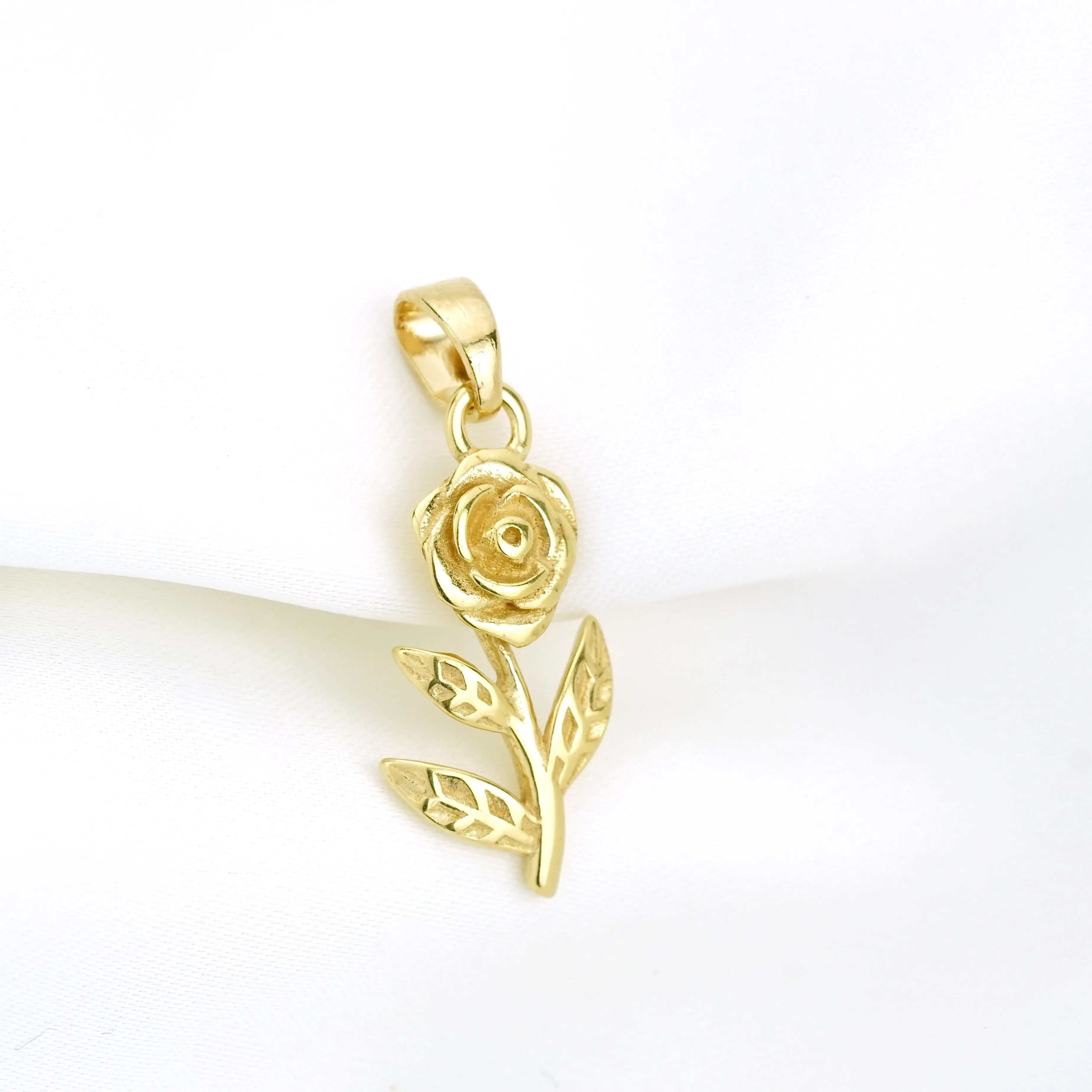 Golden Rose Necklace