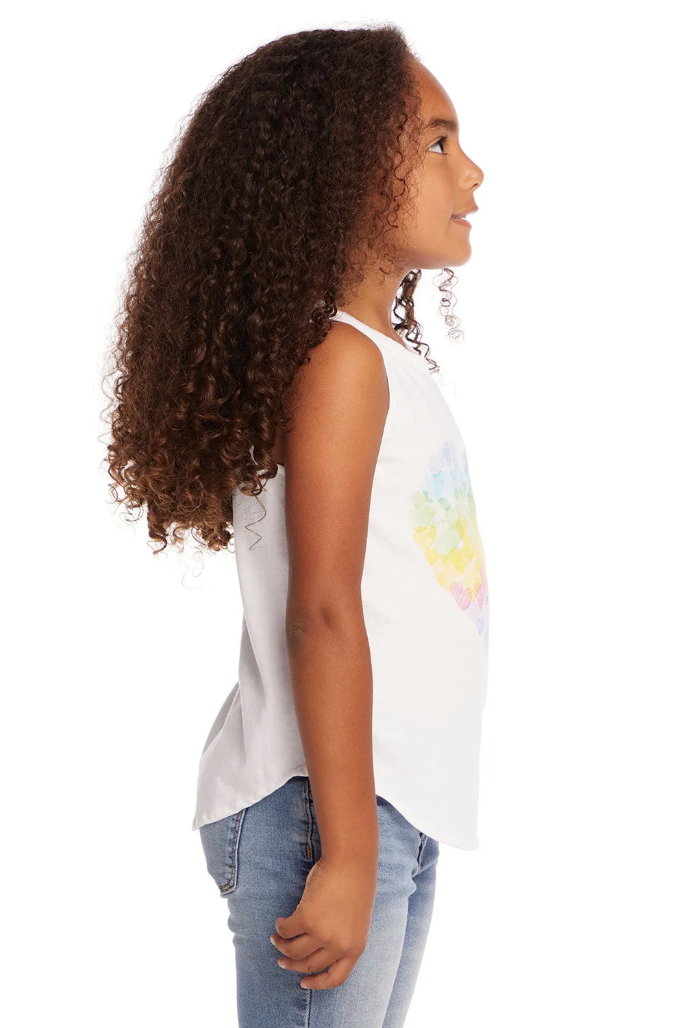 Hearts Shirt Girls Vintage Jersey Shirttail Muscle
