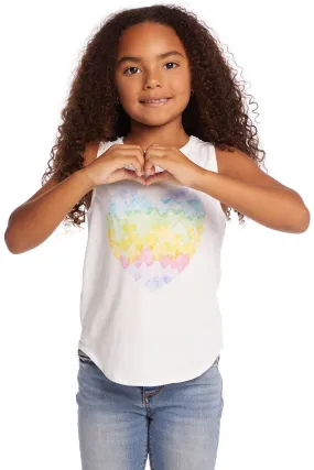 Hearts Shirt Girls Vintage Jersey Shirttail Muscle