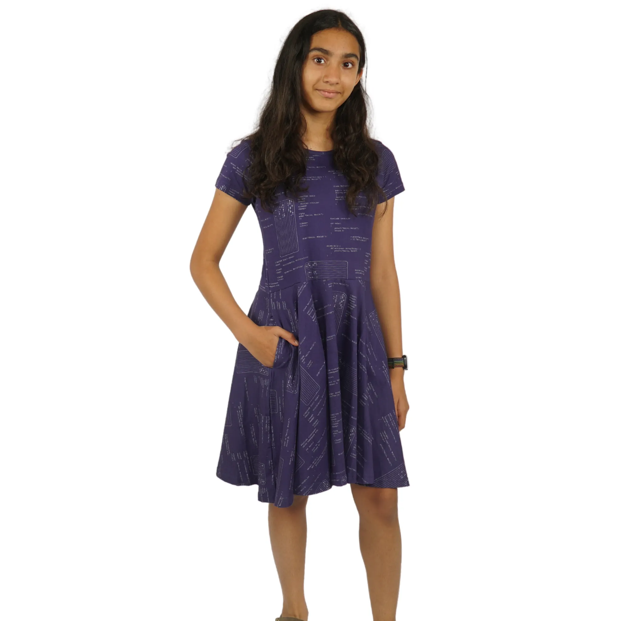 Hello World Kids Twirl Dress [FINAL SALE]