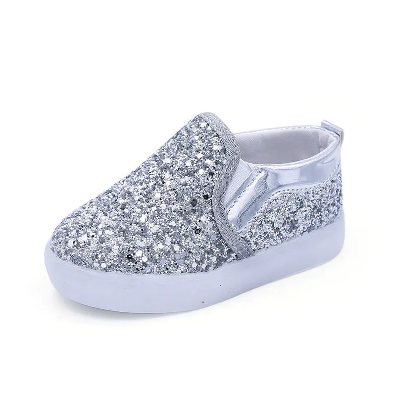 Infant Baby Shoes Little Kid Loafers with LED Light
