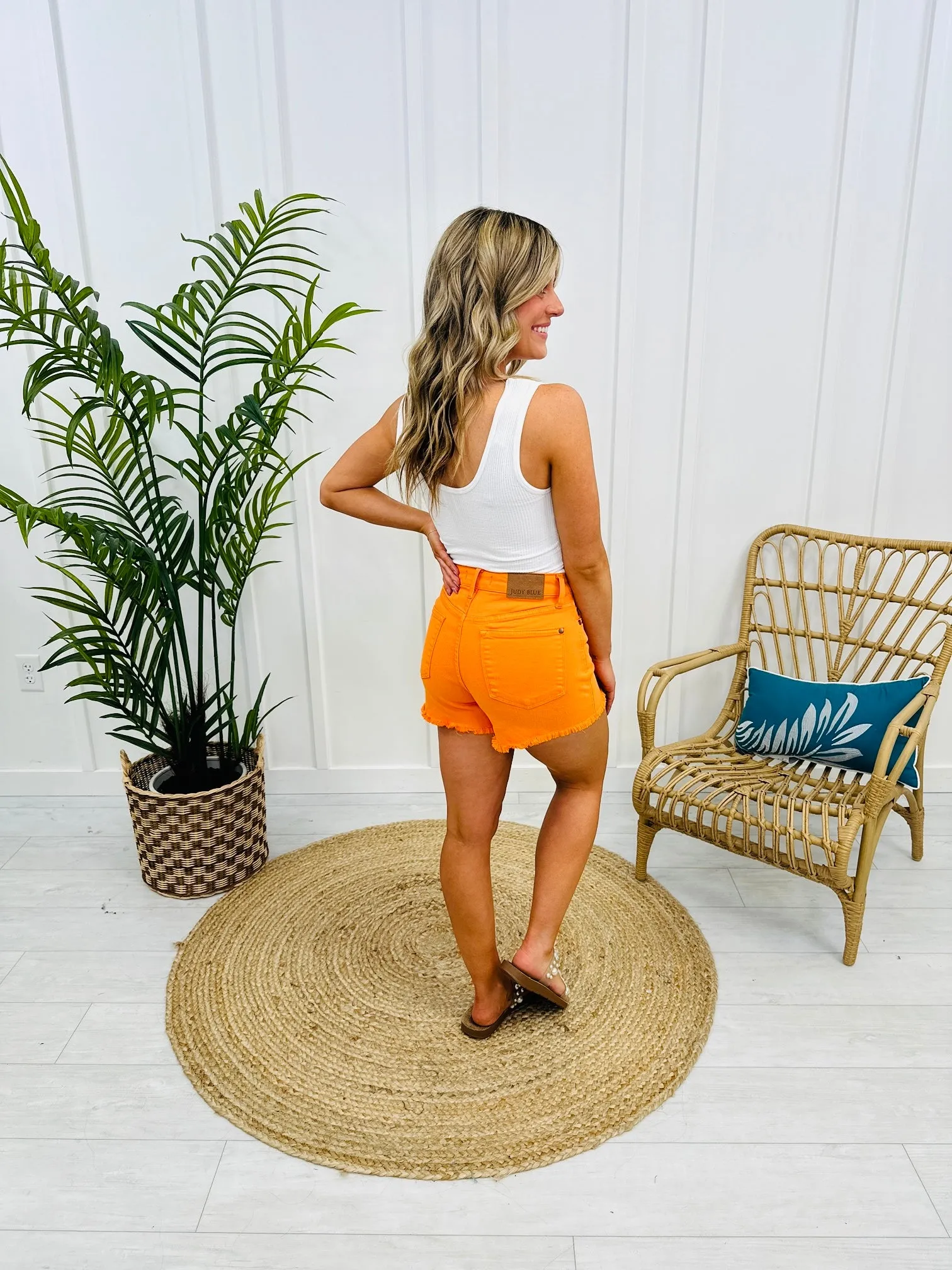 Judy Blue Color Me Happy Garment Dyed Shorts- Multiple Colors in Reg/Curvy