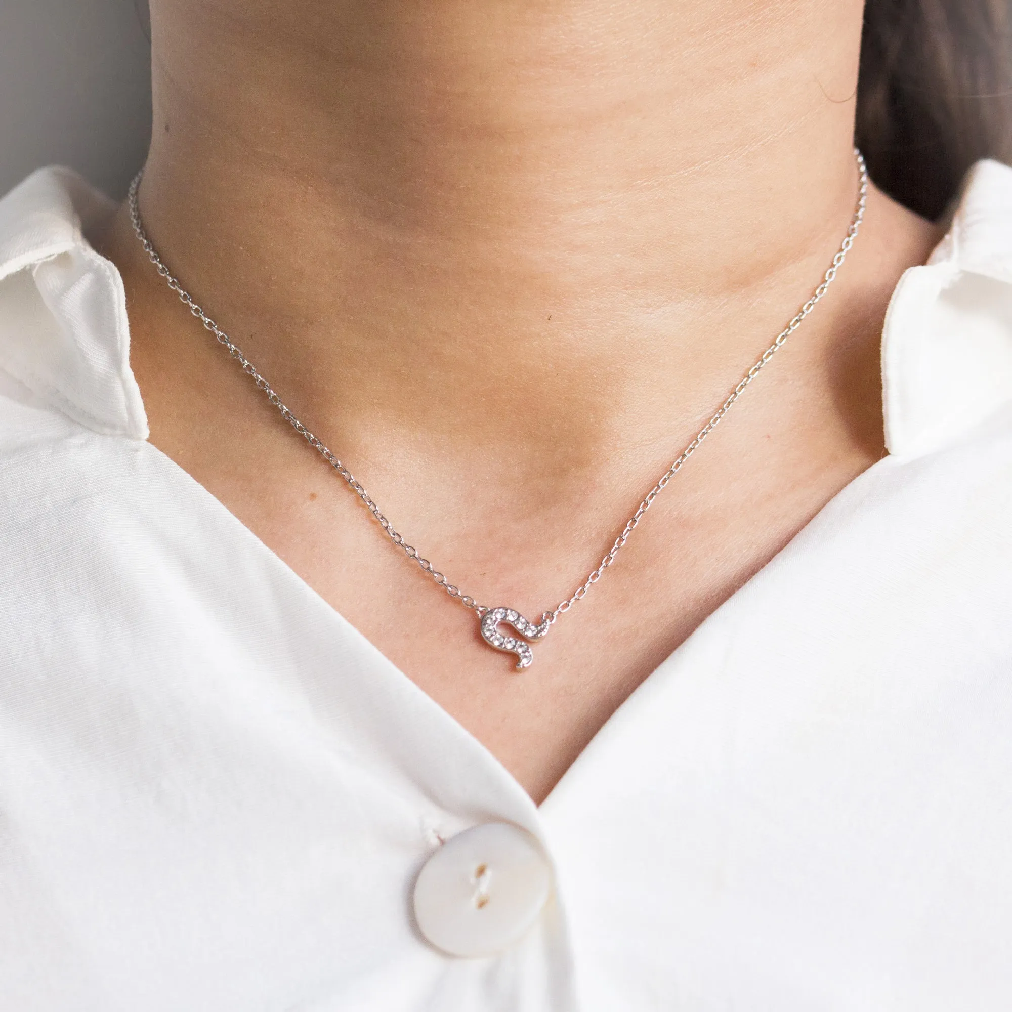 Leo Zodiac Star Sign Necklace Created with Zircondia® Crystals