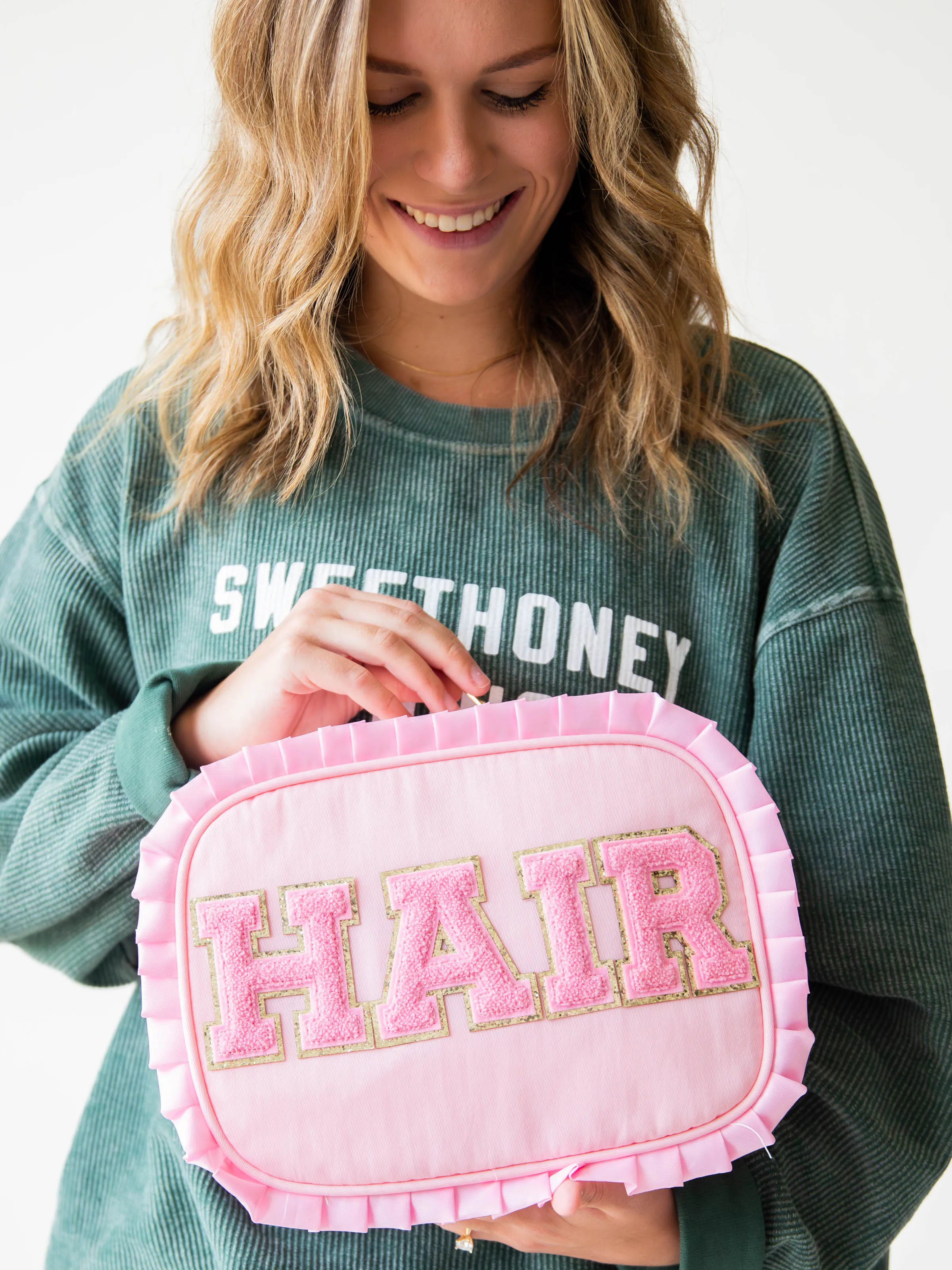 Letter Patch - Azelea Pink