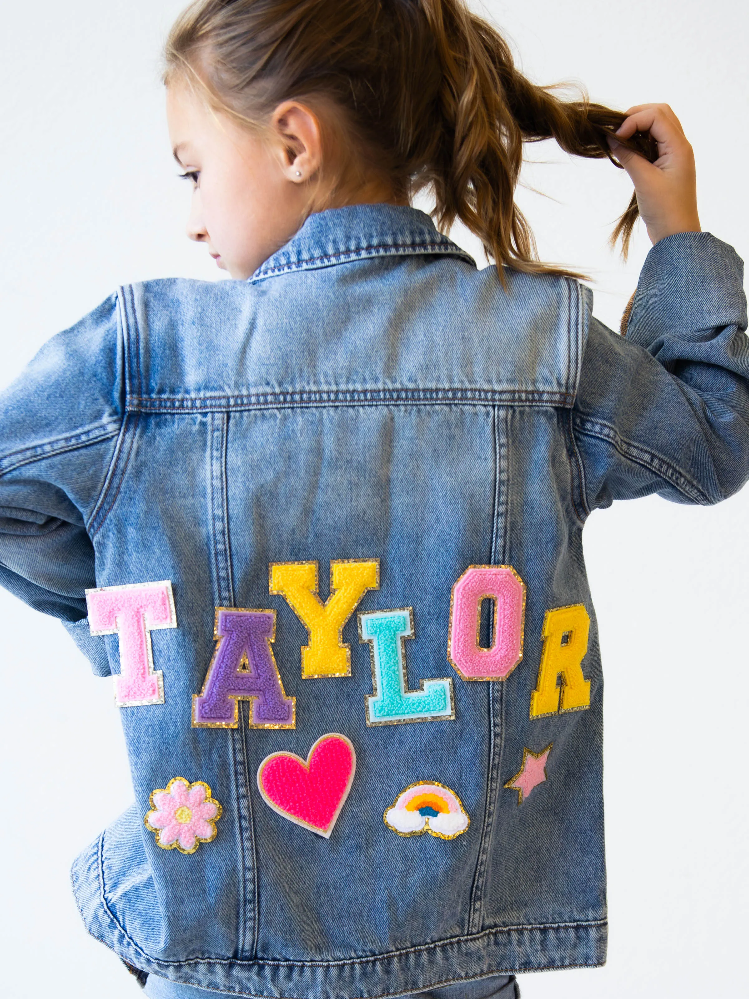 Letter Patch - Azelea Pink