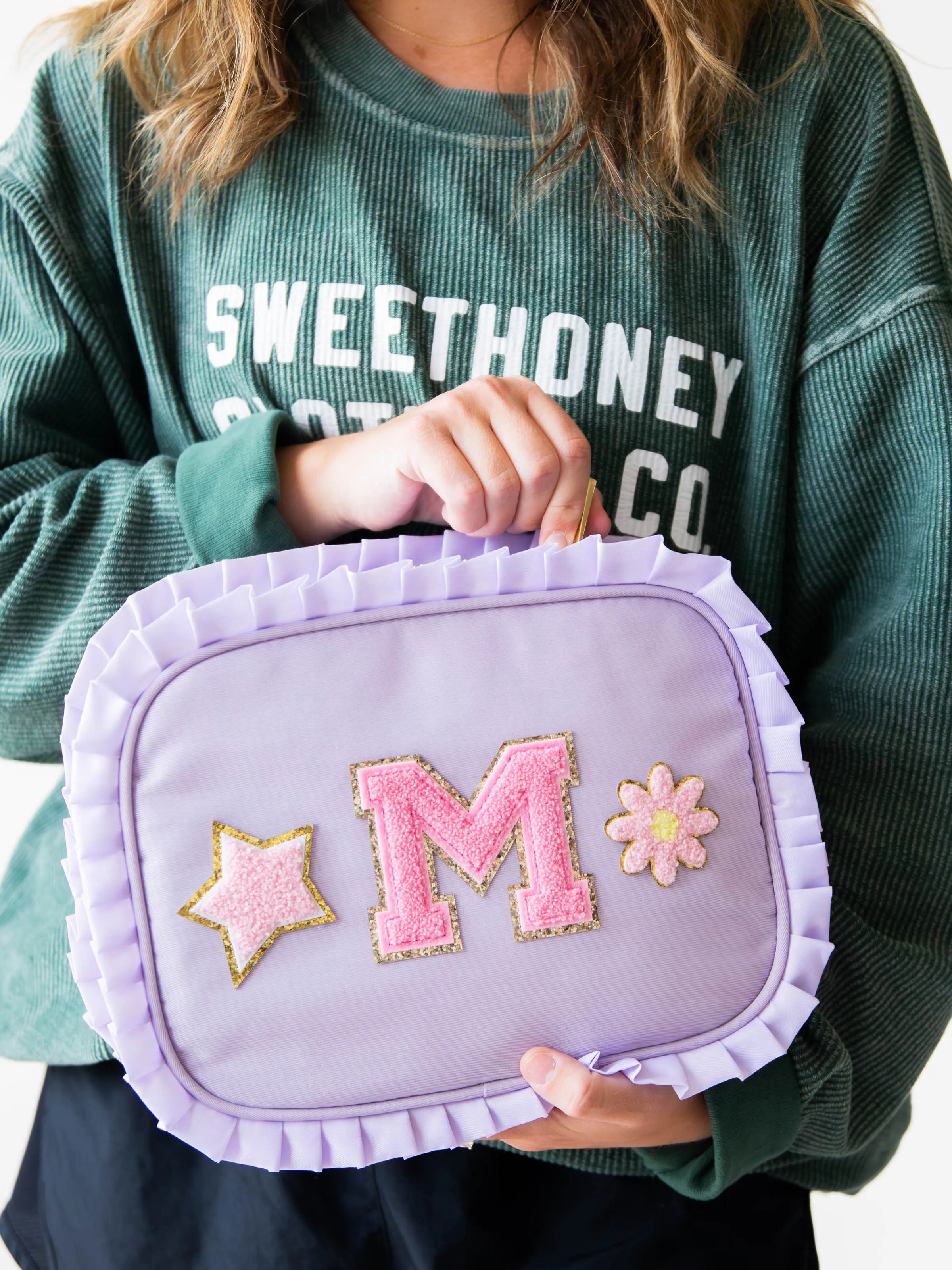 Letter Patch - Azelea Pink
