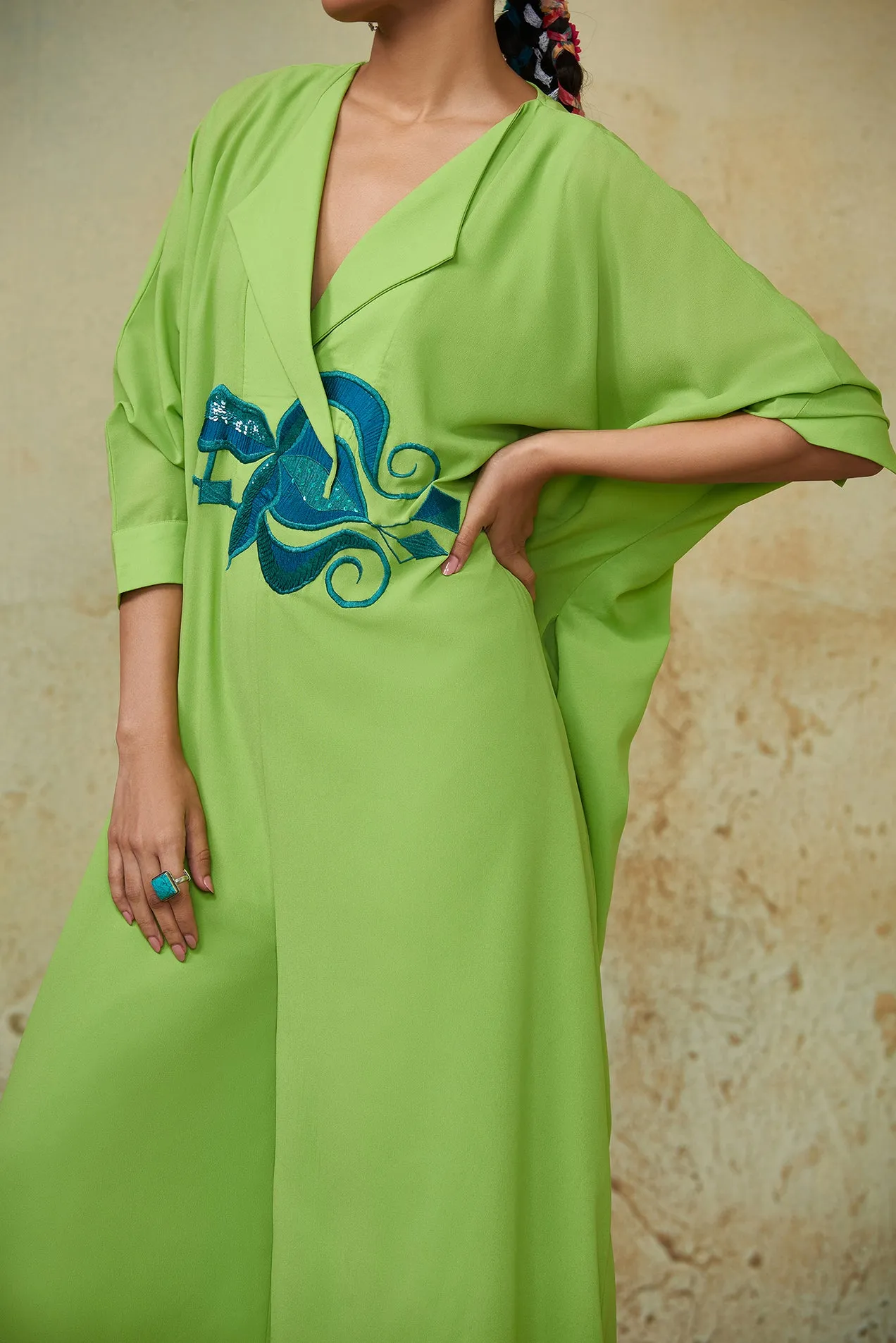 Lime Breezy Jumpsuit