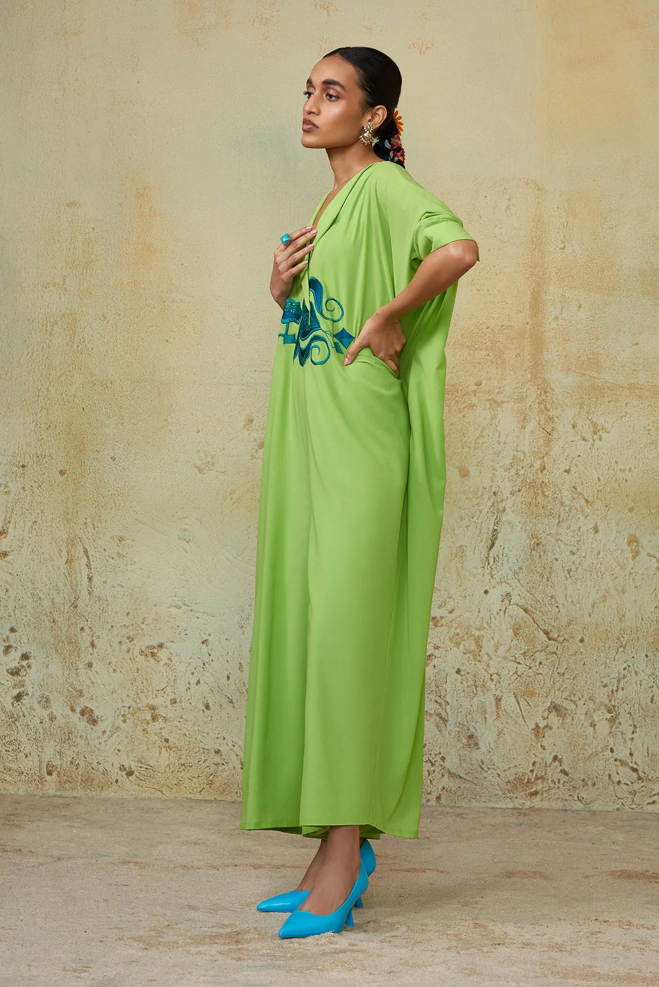 Lime Breezy Jumpsuit