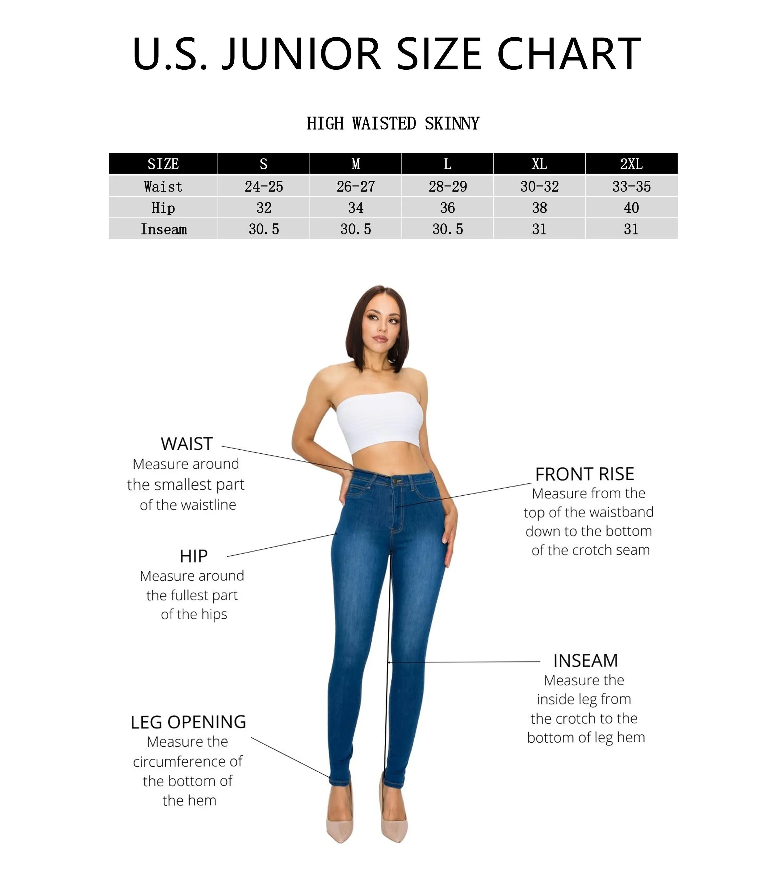 LO-126 OPEN PACK INK HIGH WAISTED SKINNY DENIM JEANS