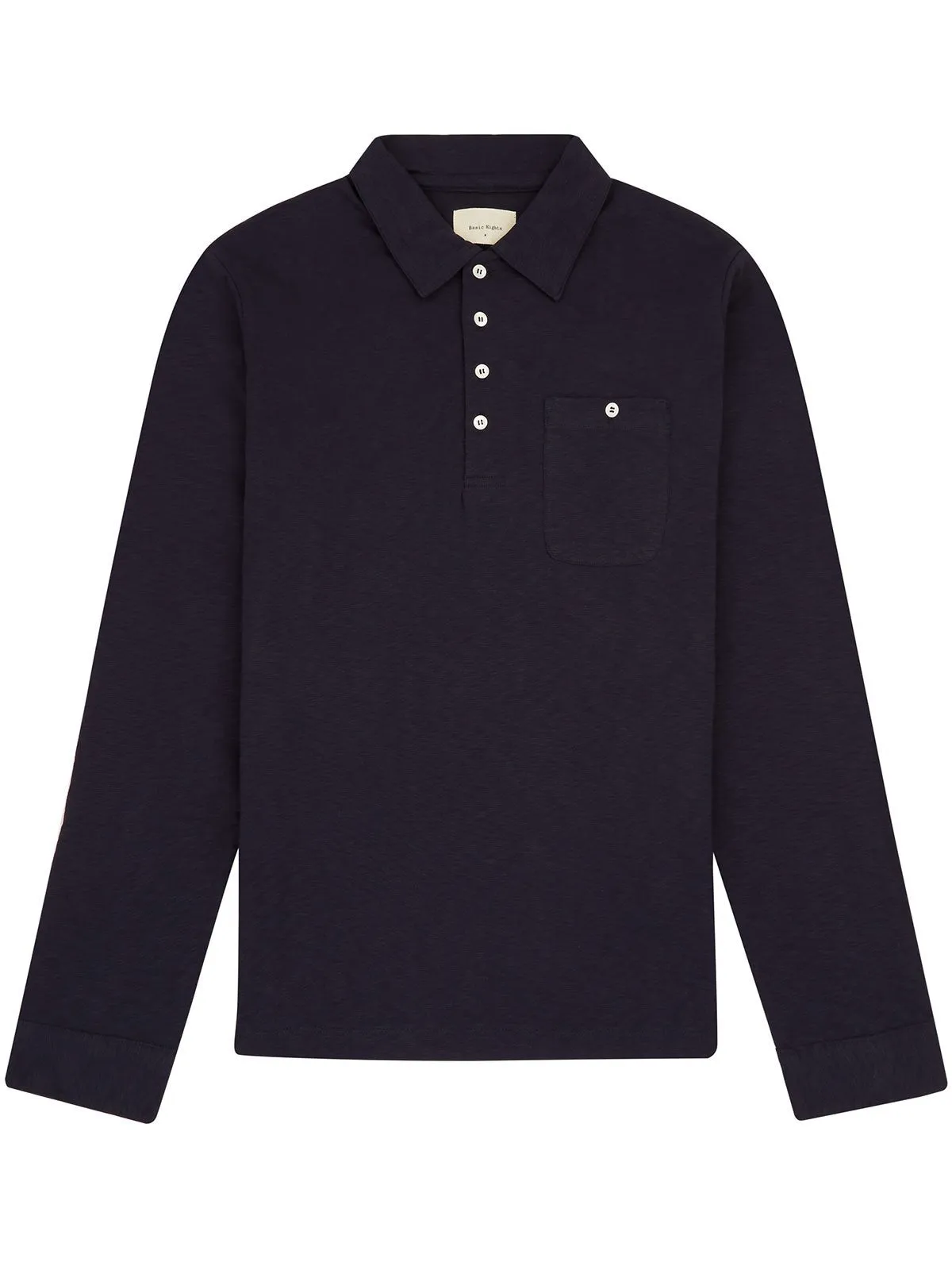 Long Sleeve Polo - Navy