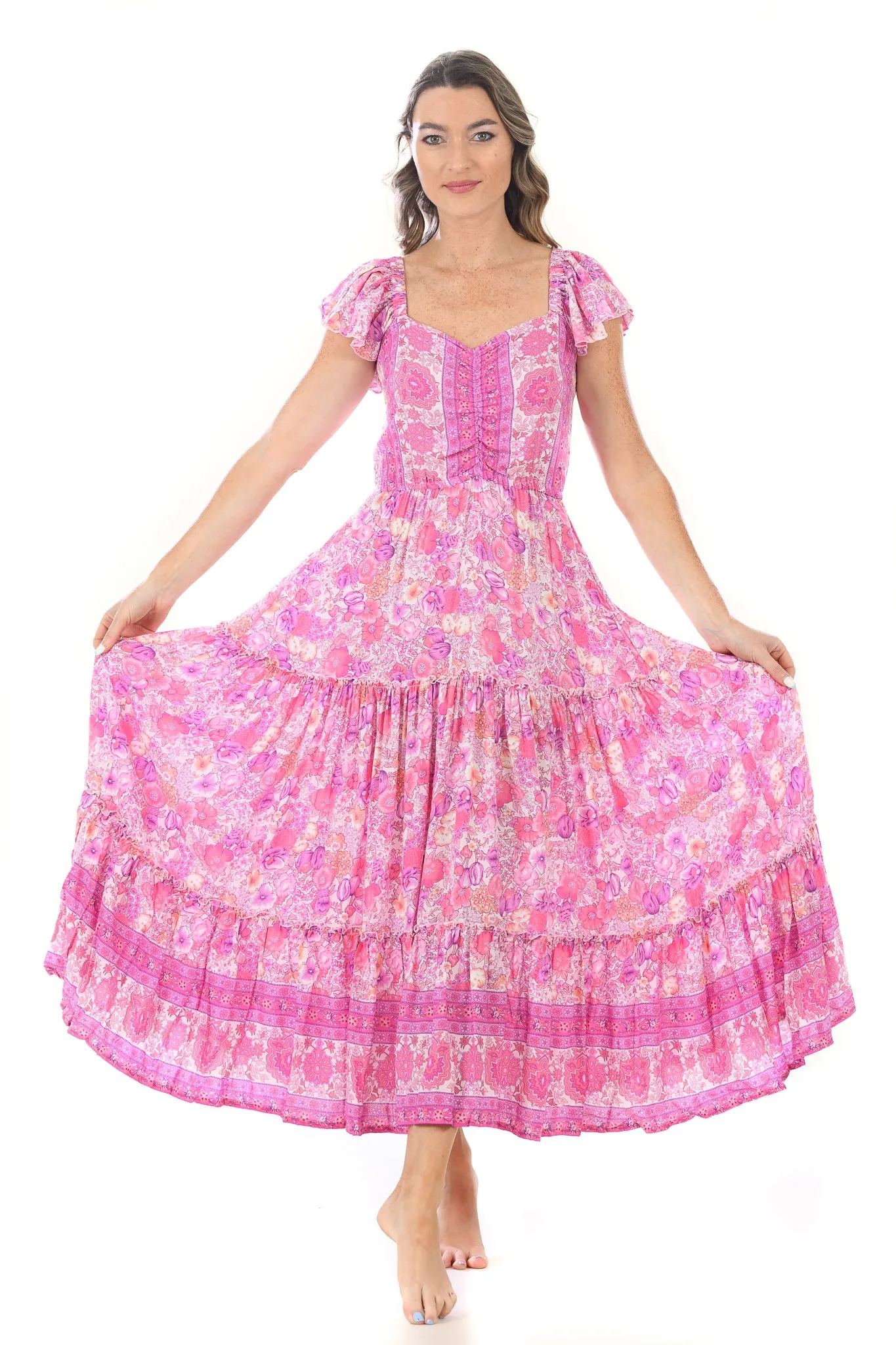 Luna Dress / Bengal Rose