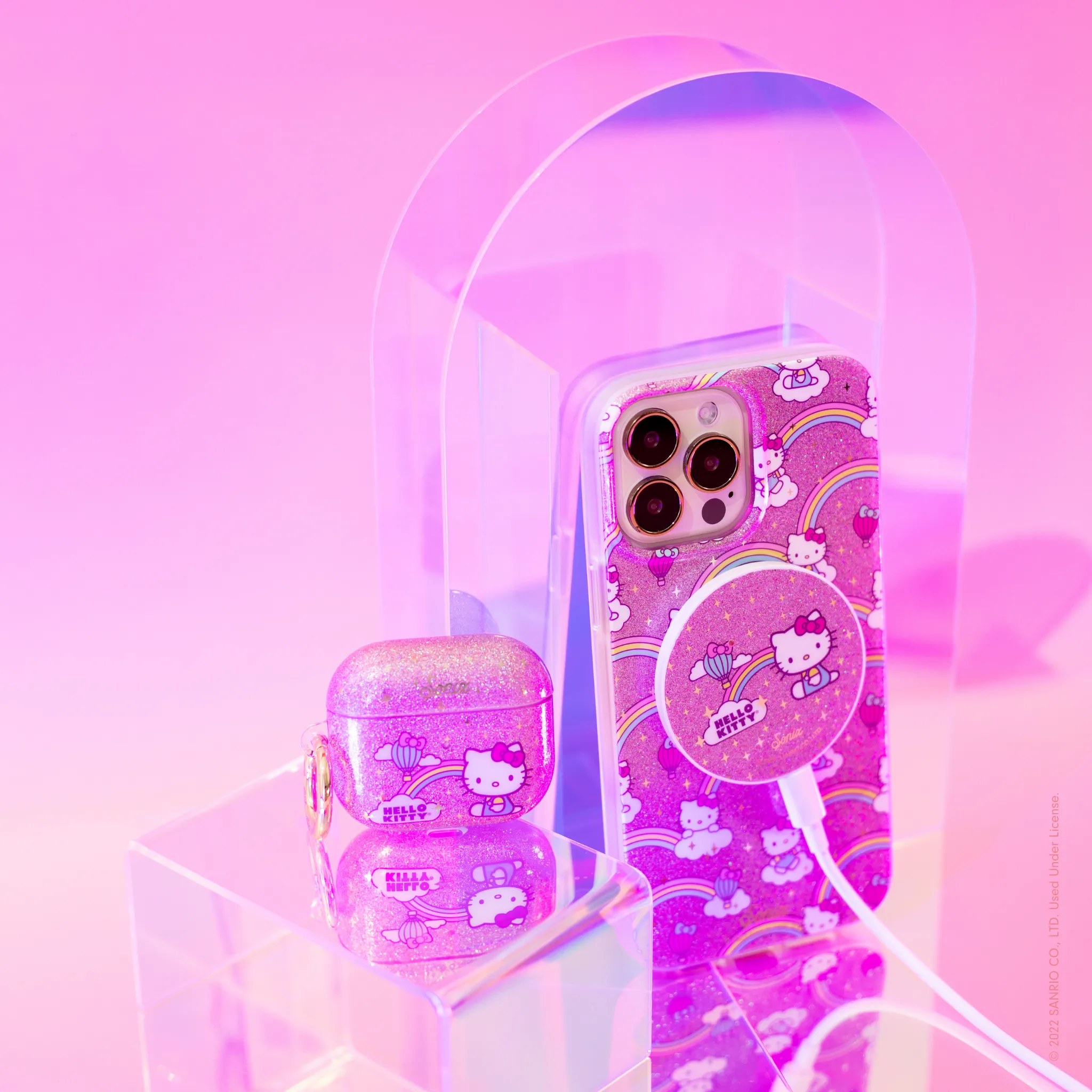 MagLink™ Magnetic Charger - Rainbow Hello Kitty®