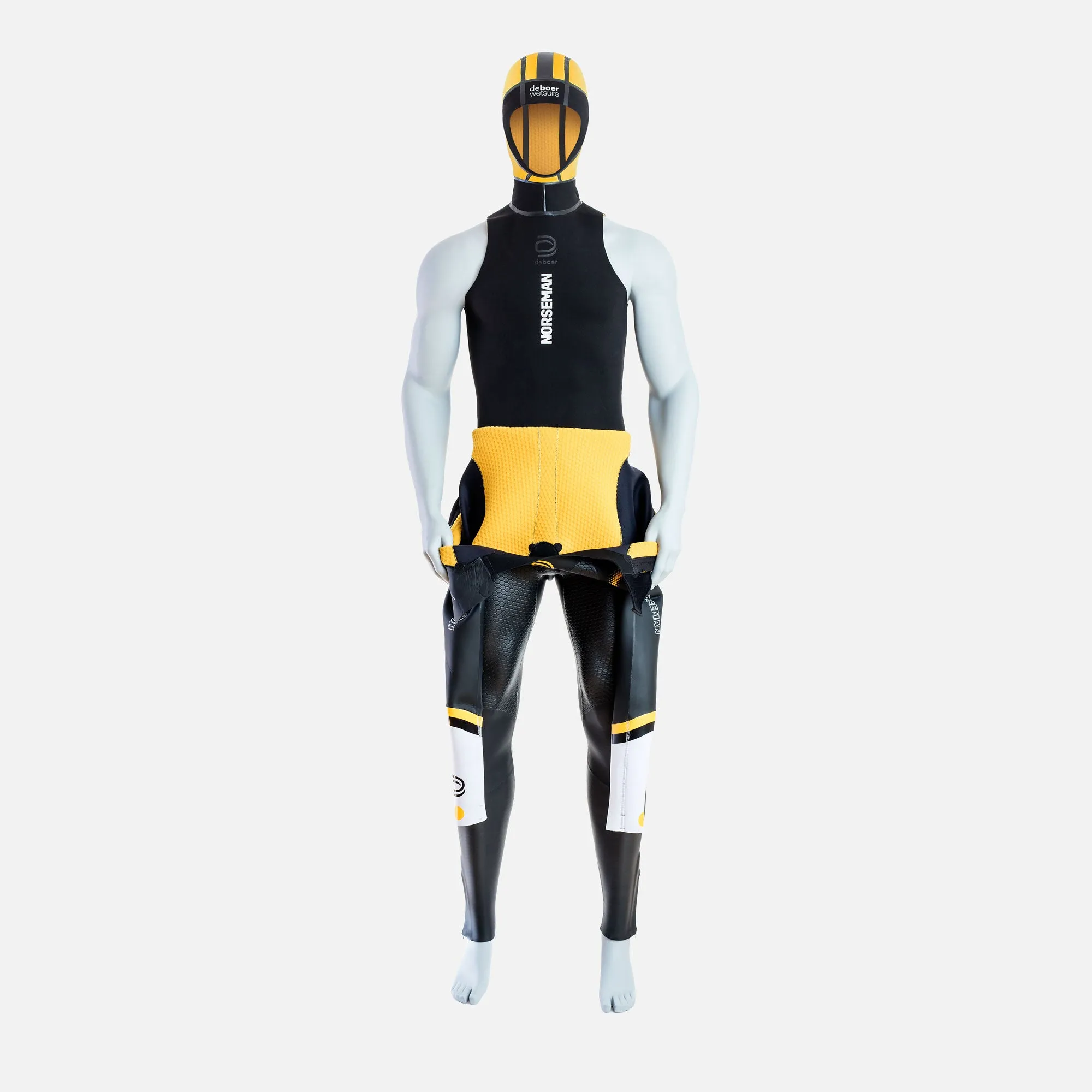 men's norseman hooded vest