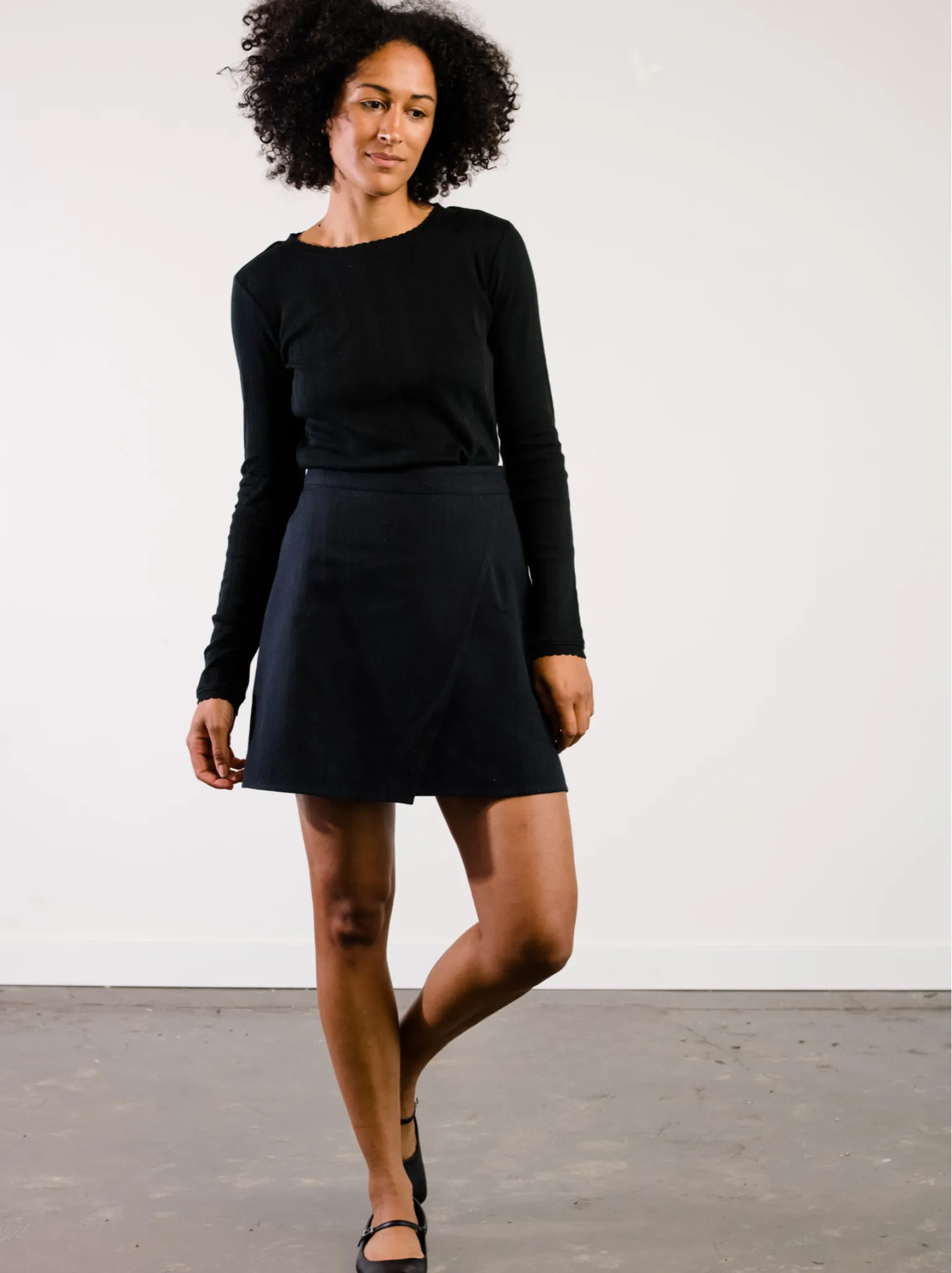Micayla Wrap Mini Skirt