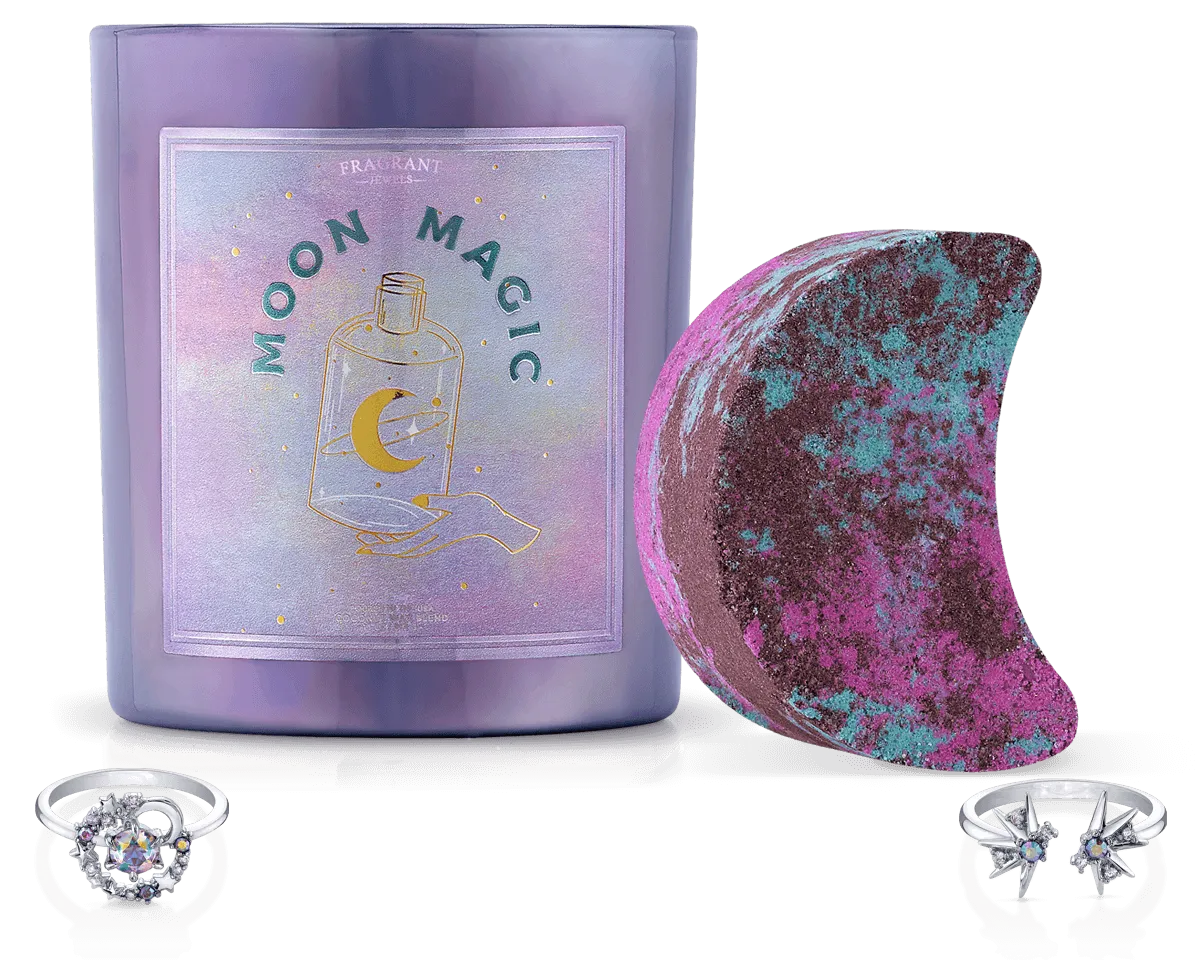 Moon Magic - Candle and Bath Bomb Set