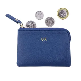 Navy - Saffiano Coin Pouch