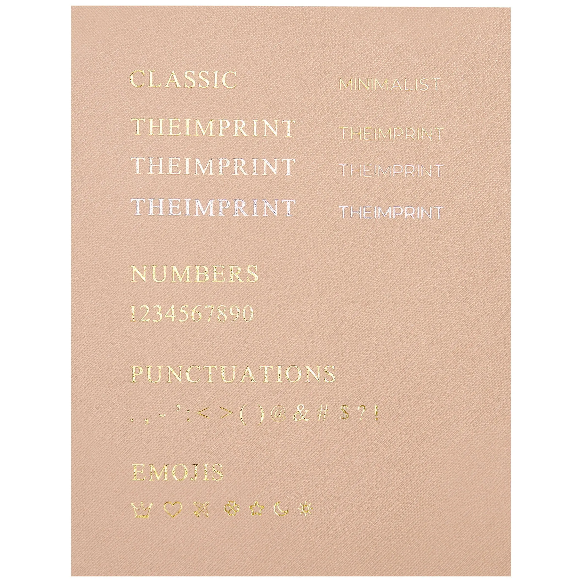 Nude - Large Saffiano Pouch