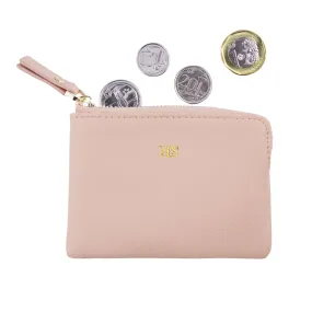 Nude - Saffiano Coin Pouch