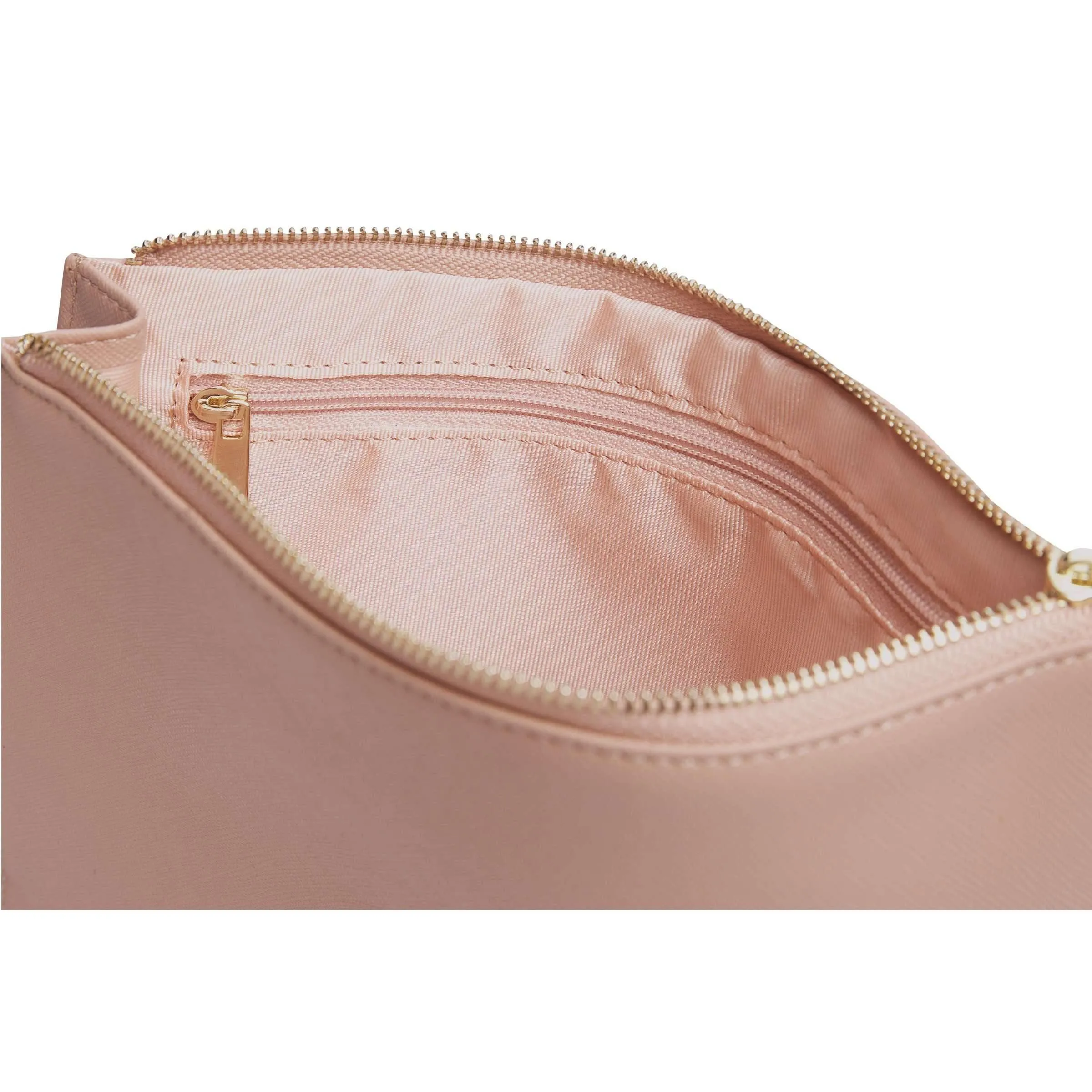 Nude - Small Saffiano Pouch