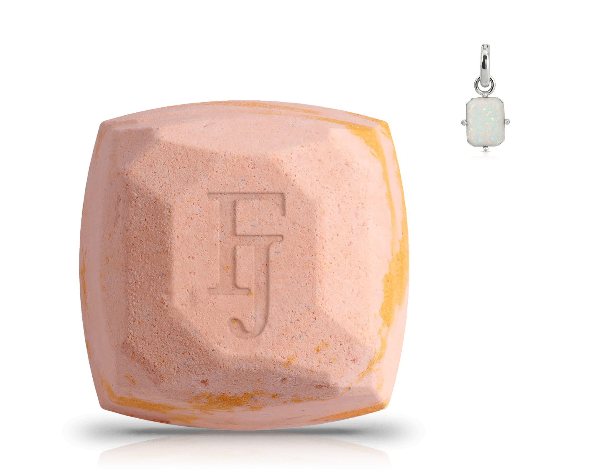 October Opal Birthstone Charm - Bath Bomb