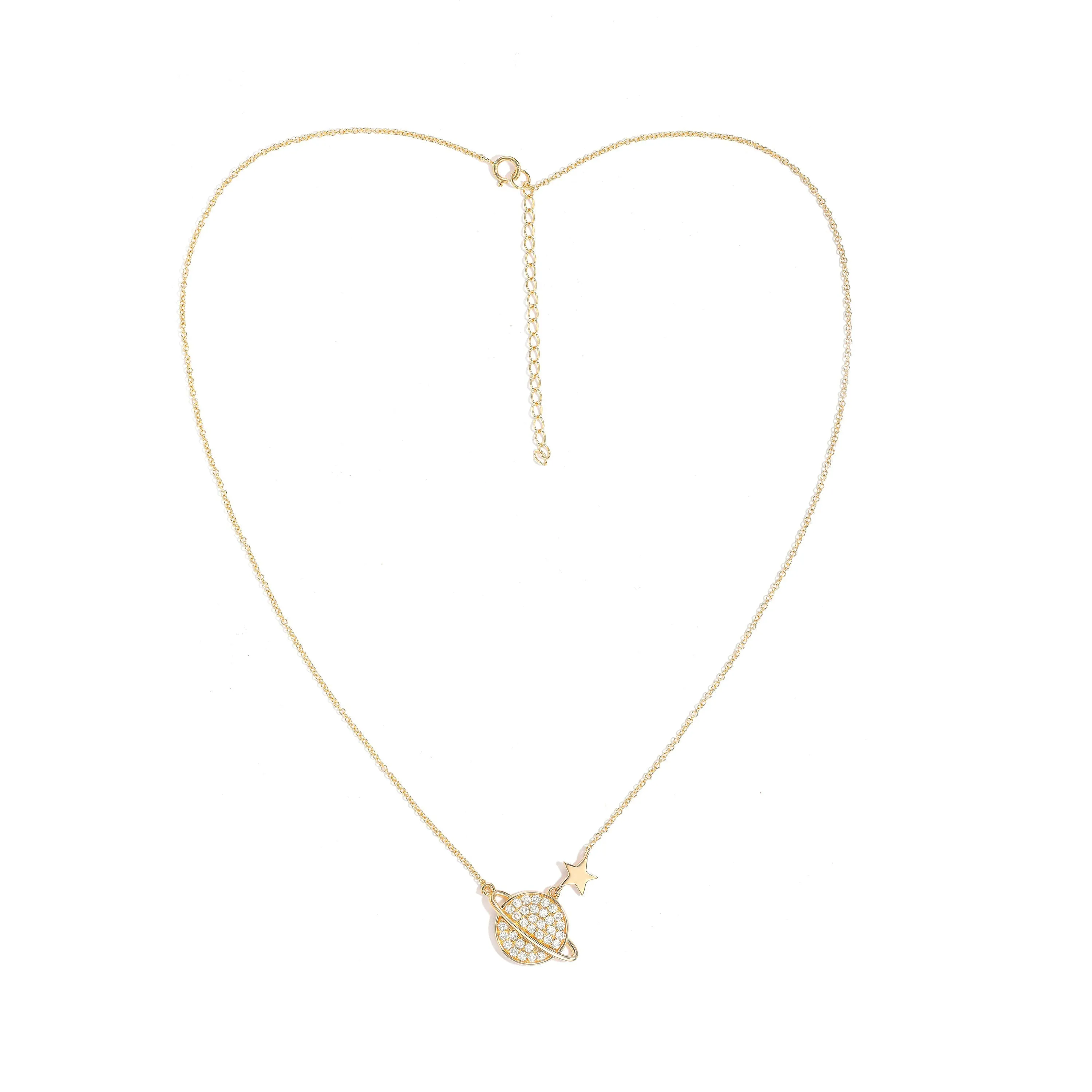 Orchid Gems Interstellar Diamond Pendant