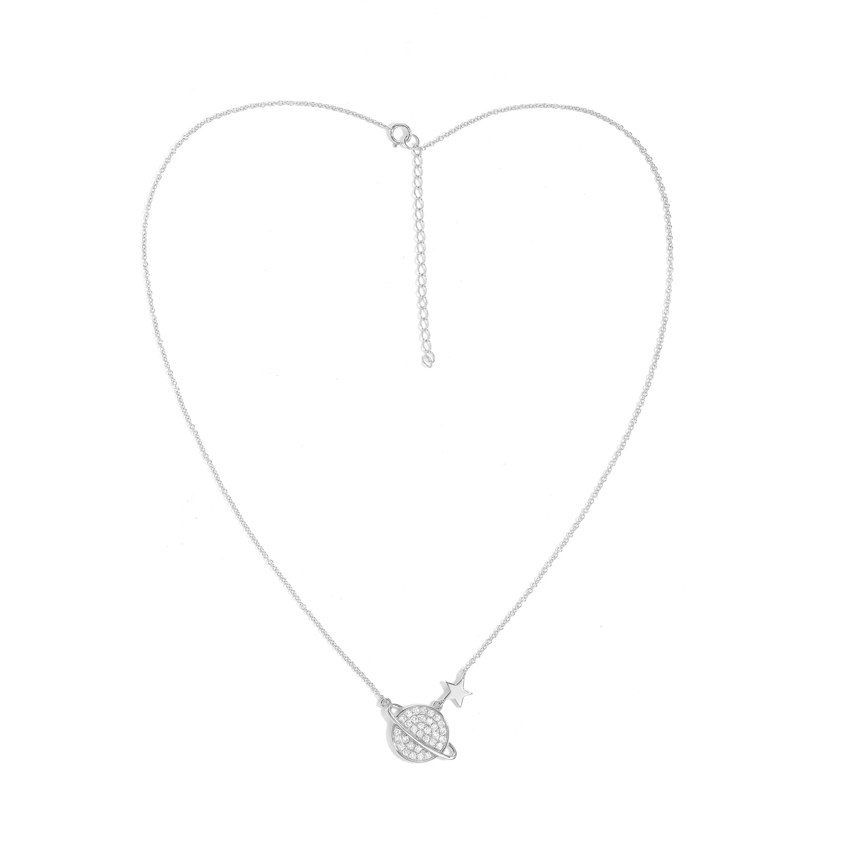 Orchid Gems Interstellar Diamond Pendant
