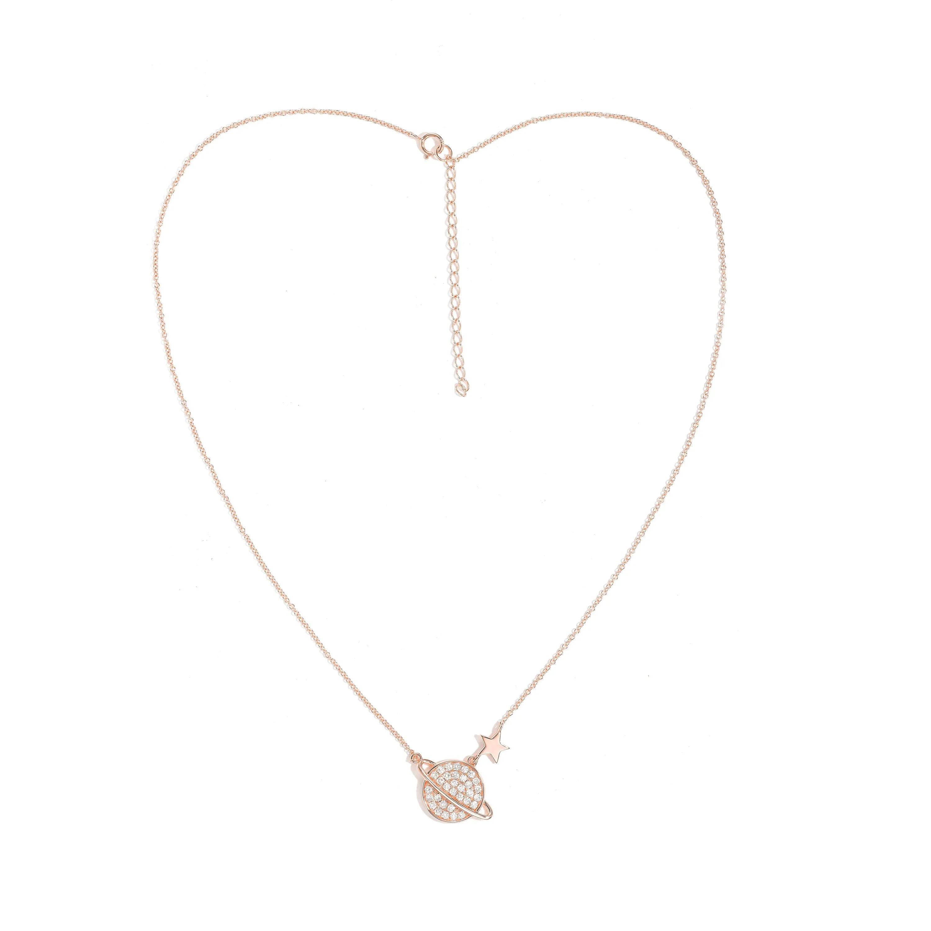 Orchid Gems Interstellar Diamond Pendant