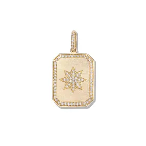 Orchid Gems Starlit Dog Tag Diamond Pendant