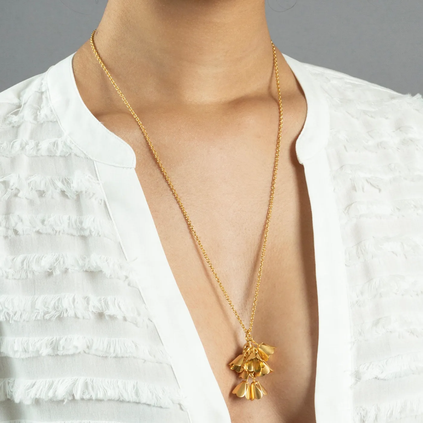 Padauk Large Necklace - Gold