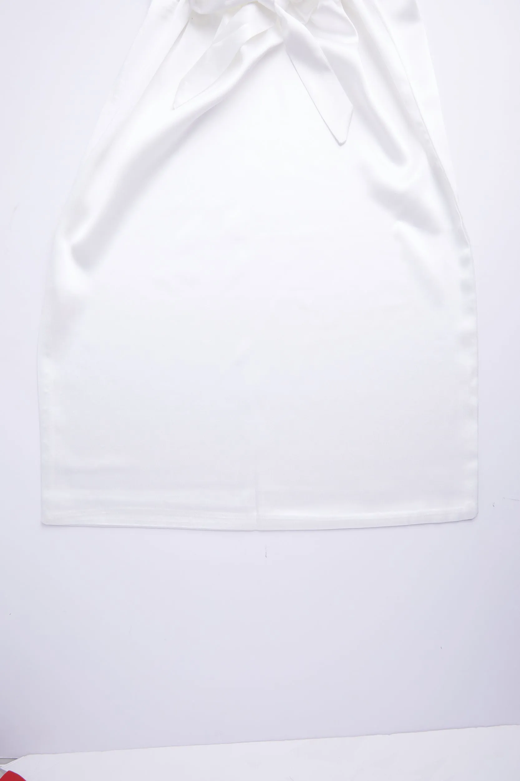 Personalised Christmas Luxury Satin Sack - White