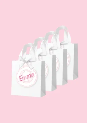 Personalised Gift Bag - Bridal Barbie - Bridesmaid 4 Pack