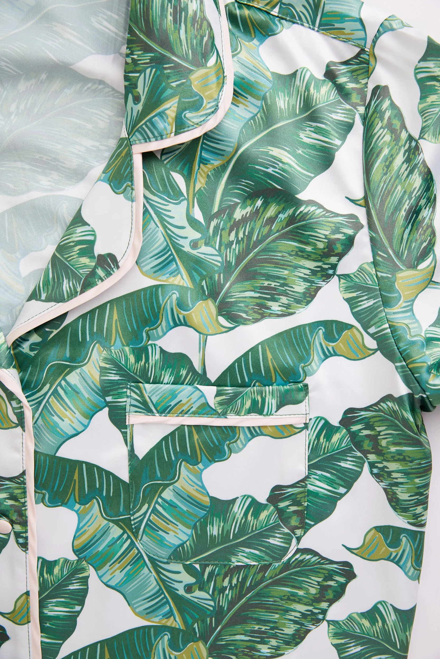 Personalised Satin Night Shirt - Palm