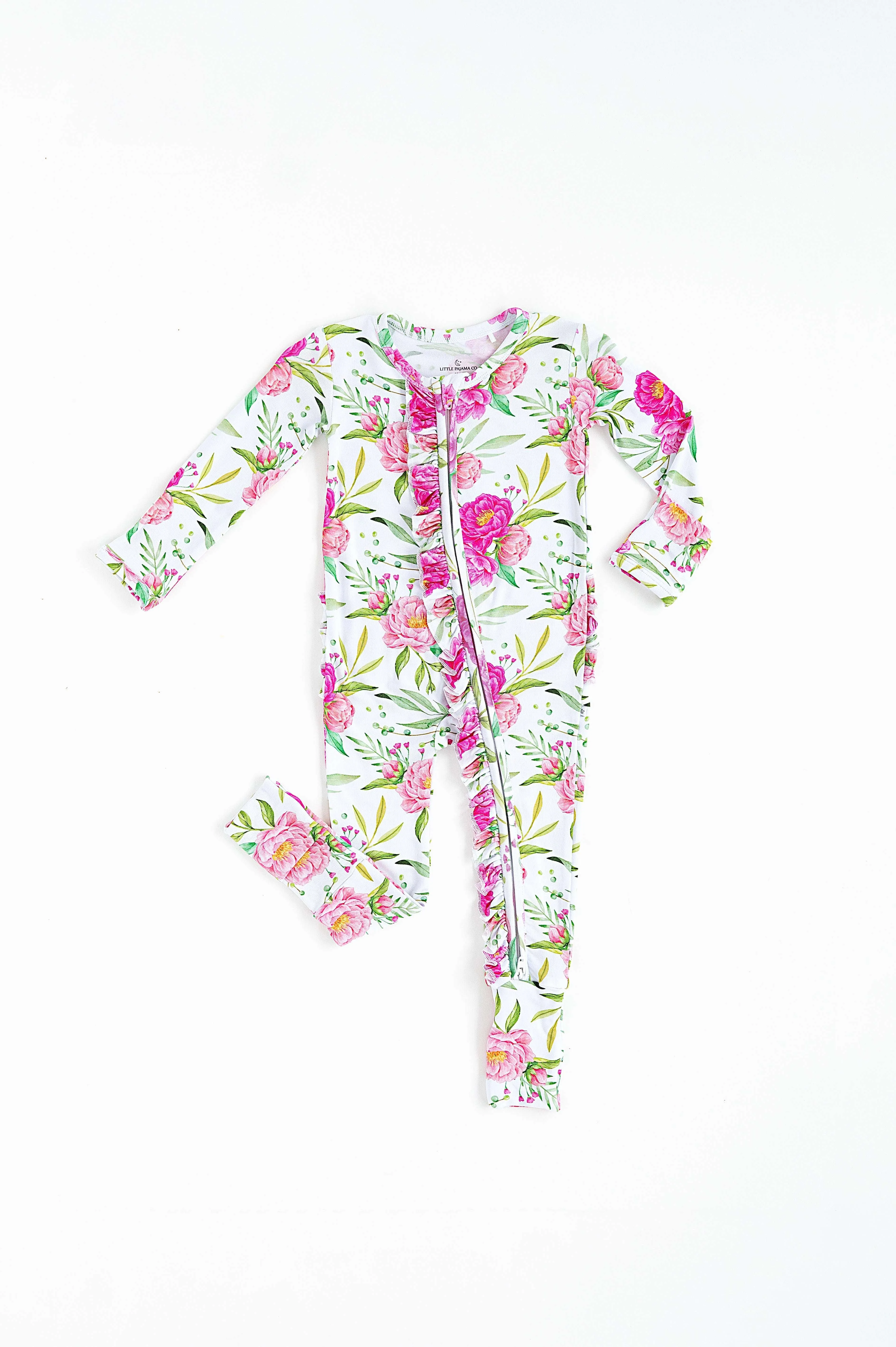 Pink Peony Convertible Onesie