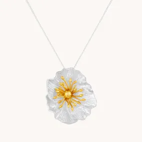 Poppy Pendant With Chain