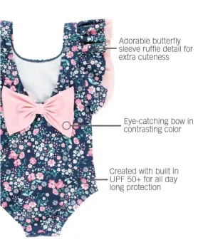 Ruffle Butts-Moonlit Meadow Butterfly Sleeved