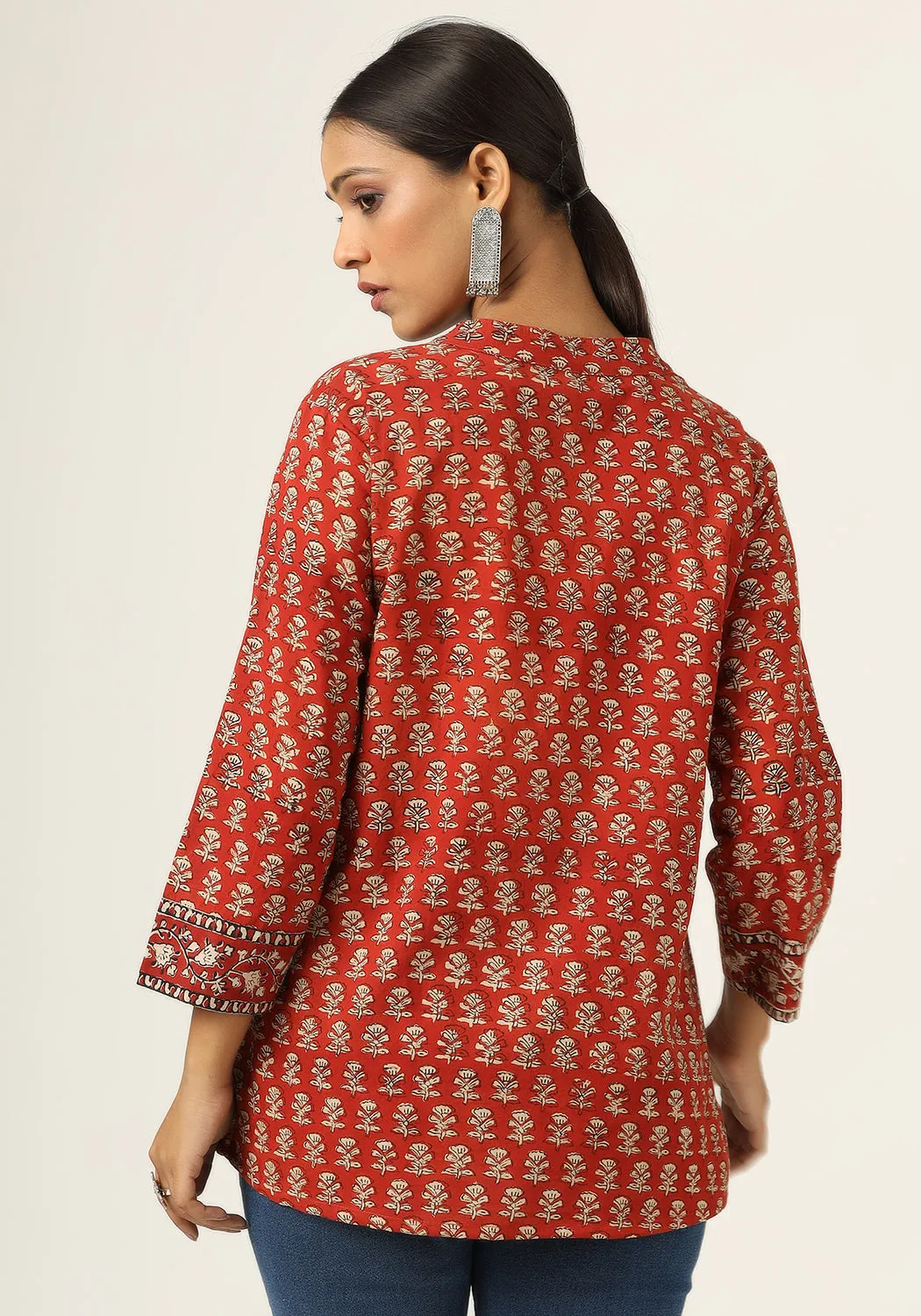 Rustic Charm Cotton Top