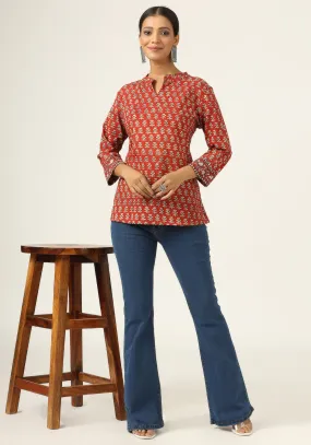 Rustic Charm Cotton Top