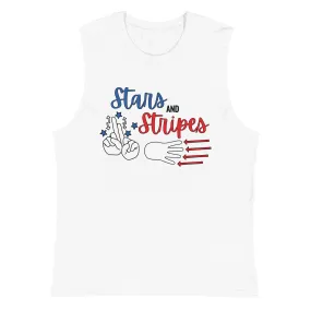 Stars and Stripes (Red, White, & Blue) Muscle Tank