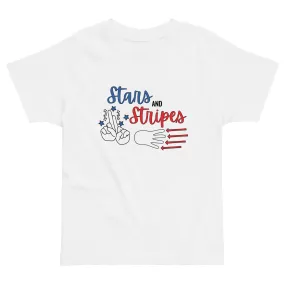 Stars and Stripes (Red, White, & Blue) Toddler Tee