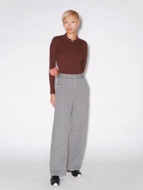 STRAIGHT TROUSER - GINGHAM