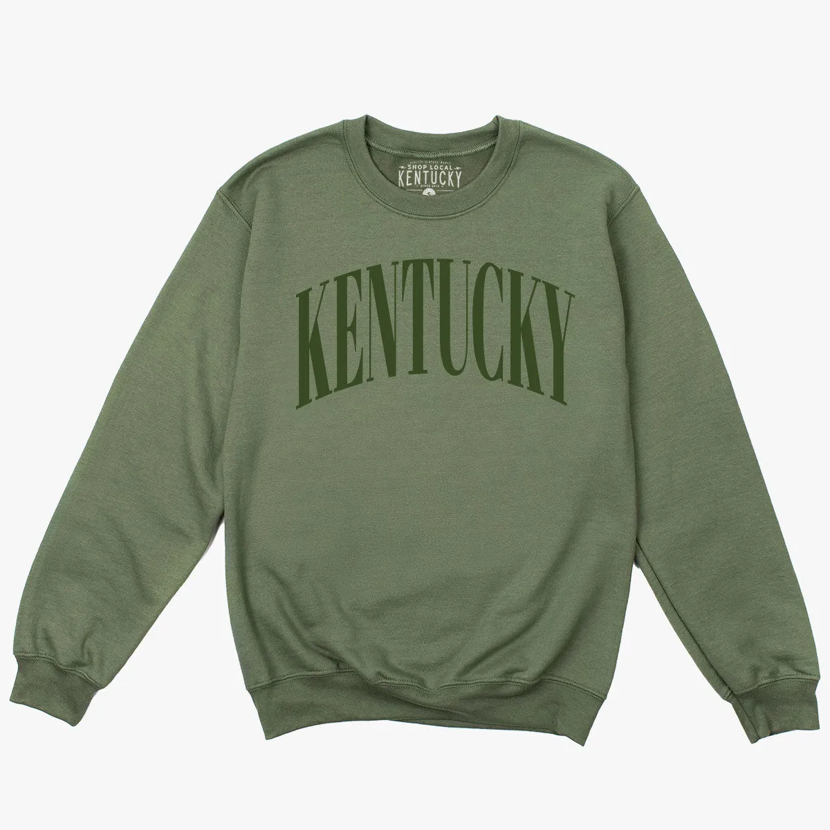 The 90's Oversize Print Kentucky Crewneck Sweatshirt (Mult. Colors)