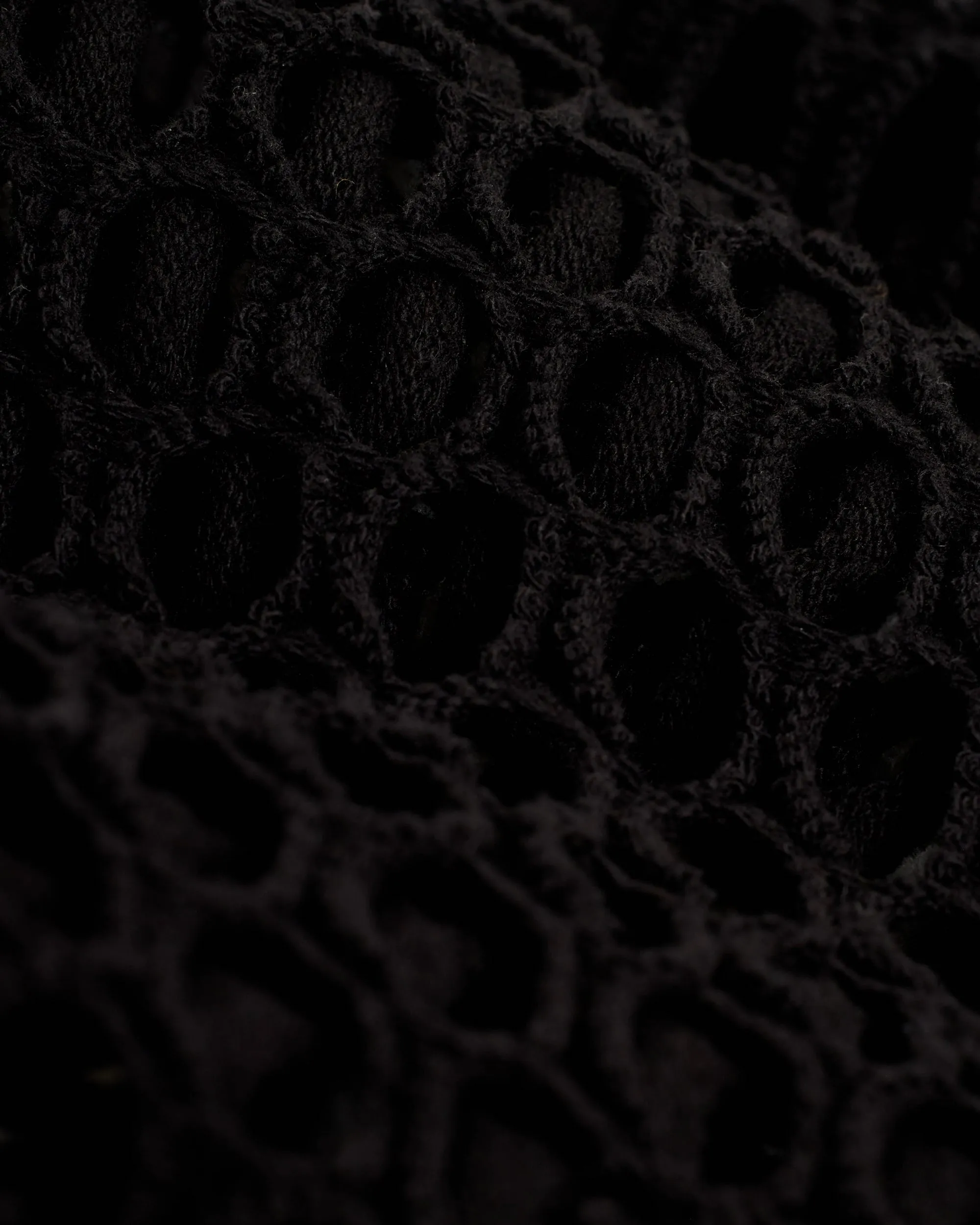 The Montserrat Crochet Tank - Onyx