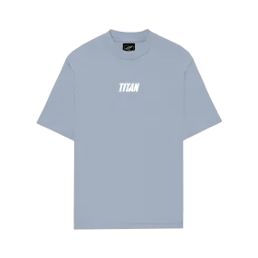 Titan Essentials Strike Logo Tee - Powder Blue
