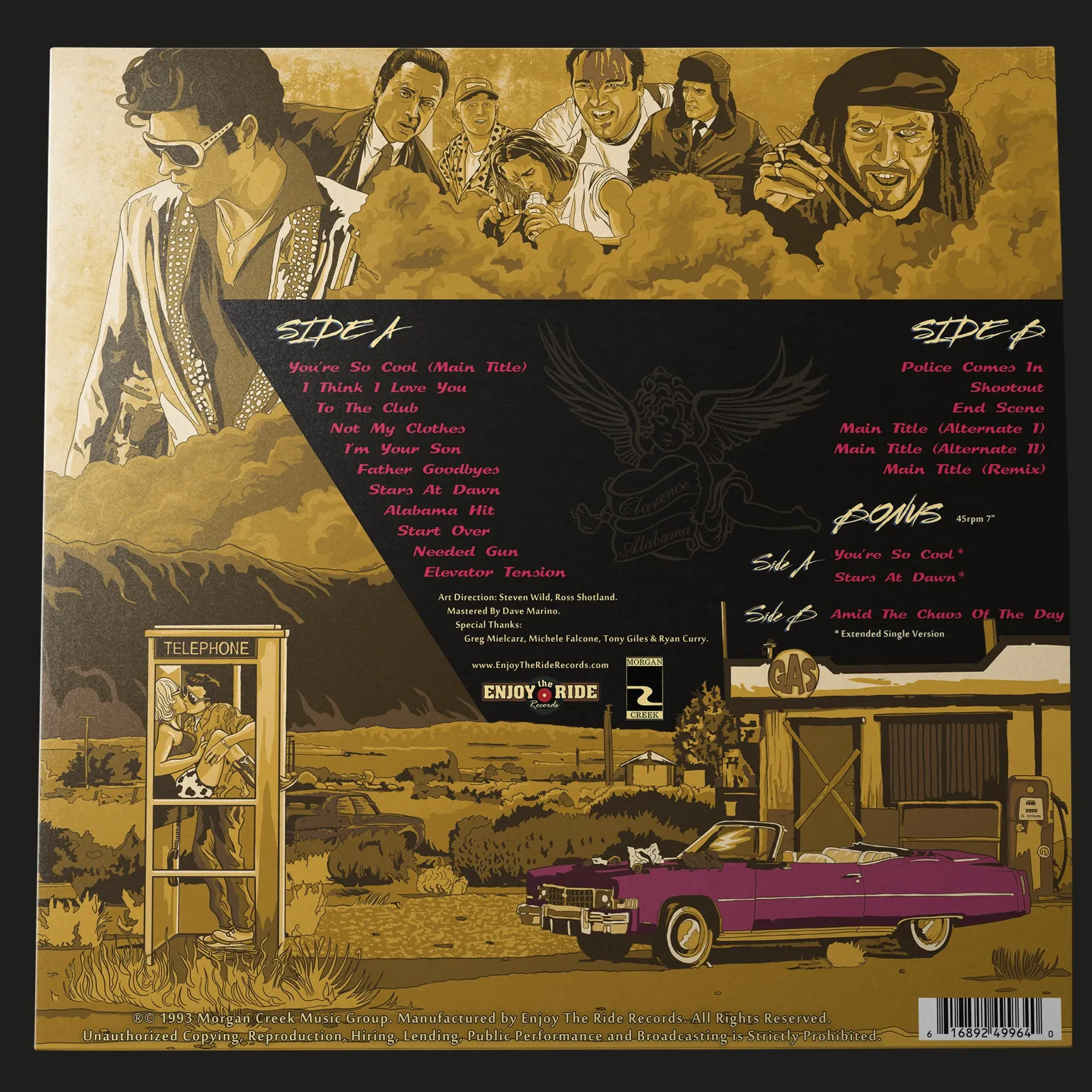 TRUE ROMANCE Score by Hans Zimmer (ETR062)